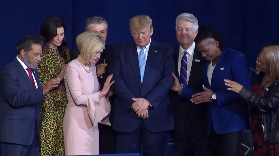 Praying over trump 1