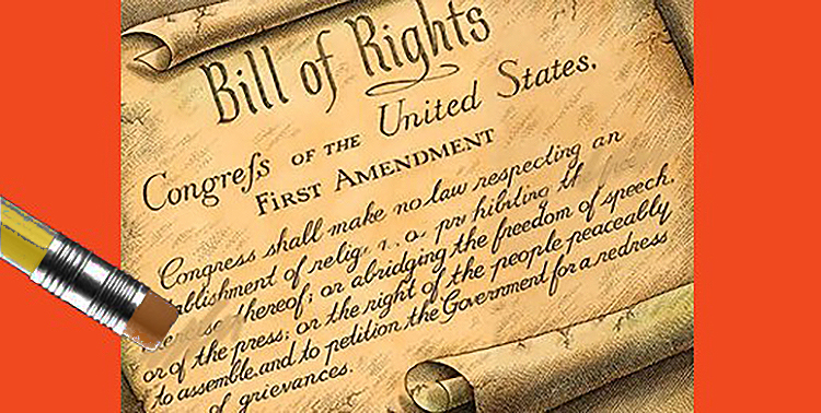 Erasing the bill of rights