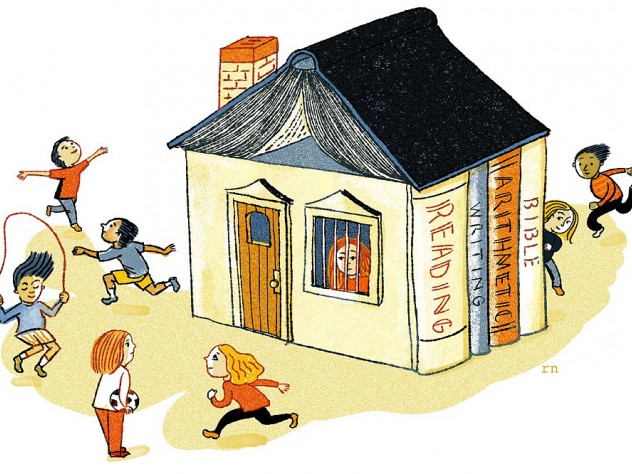Cartoon from harvard magazine