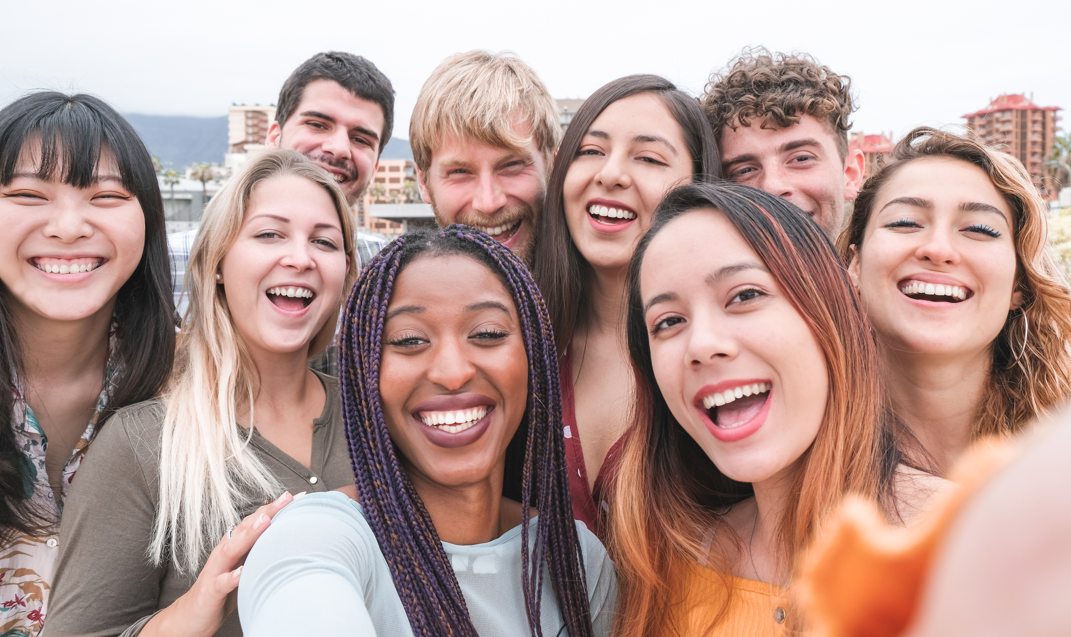 Multi racial millennials