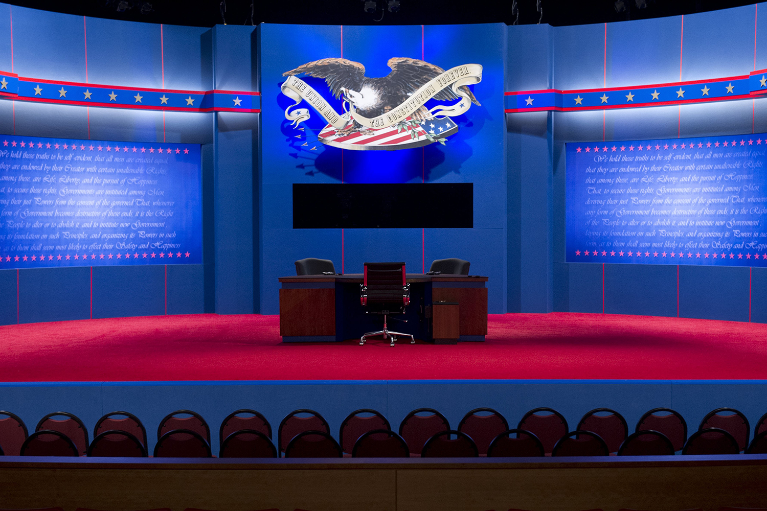 Presidential debate stage
