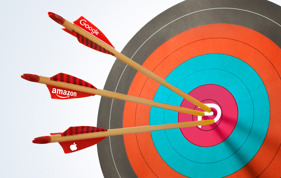 Amazon google appler take parler out