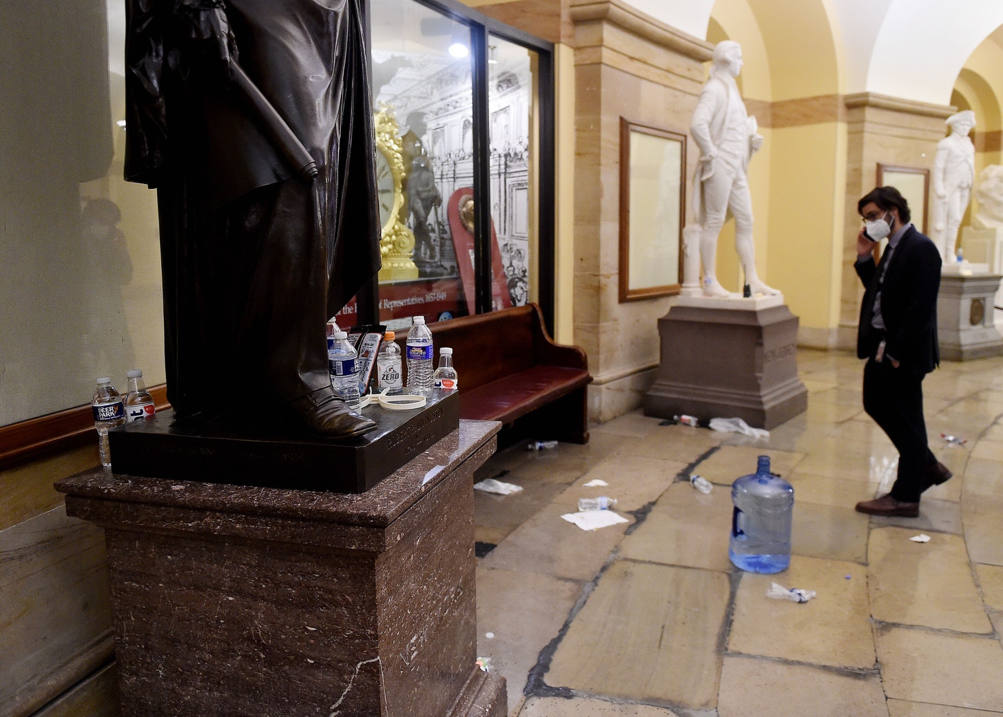 Capitol rotunda after riot