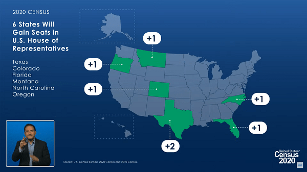 2020 census electoral college map