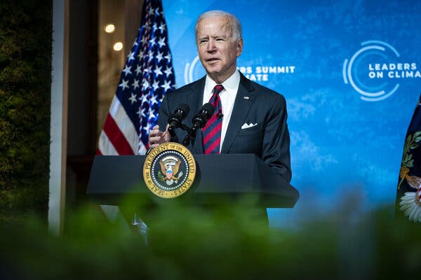 Biden at climate leader summit