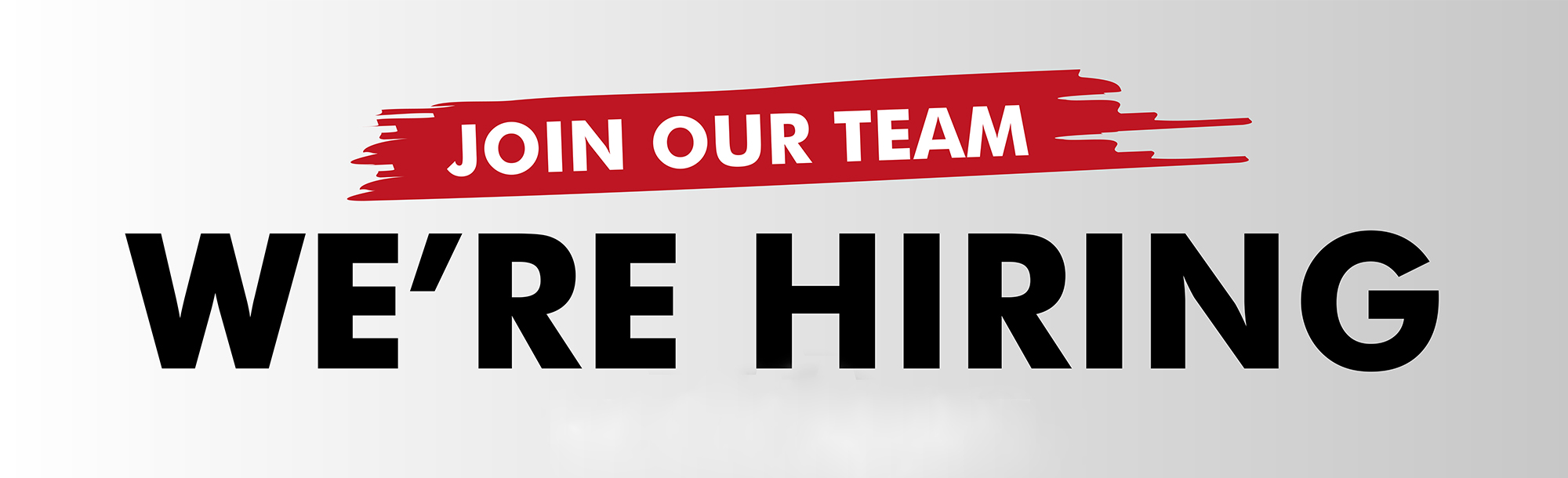 Were hiring
