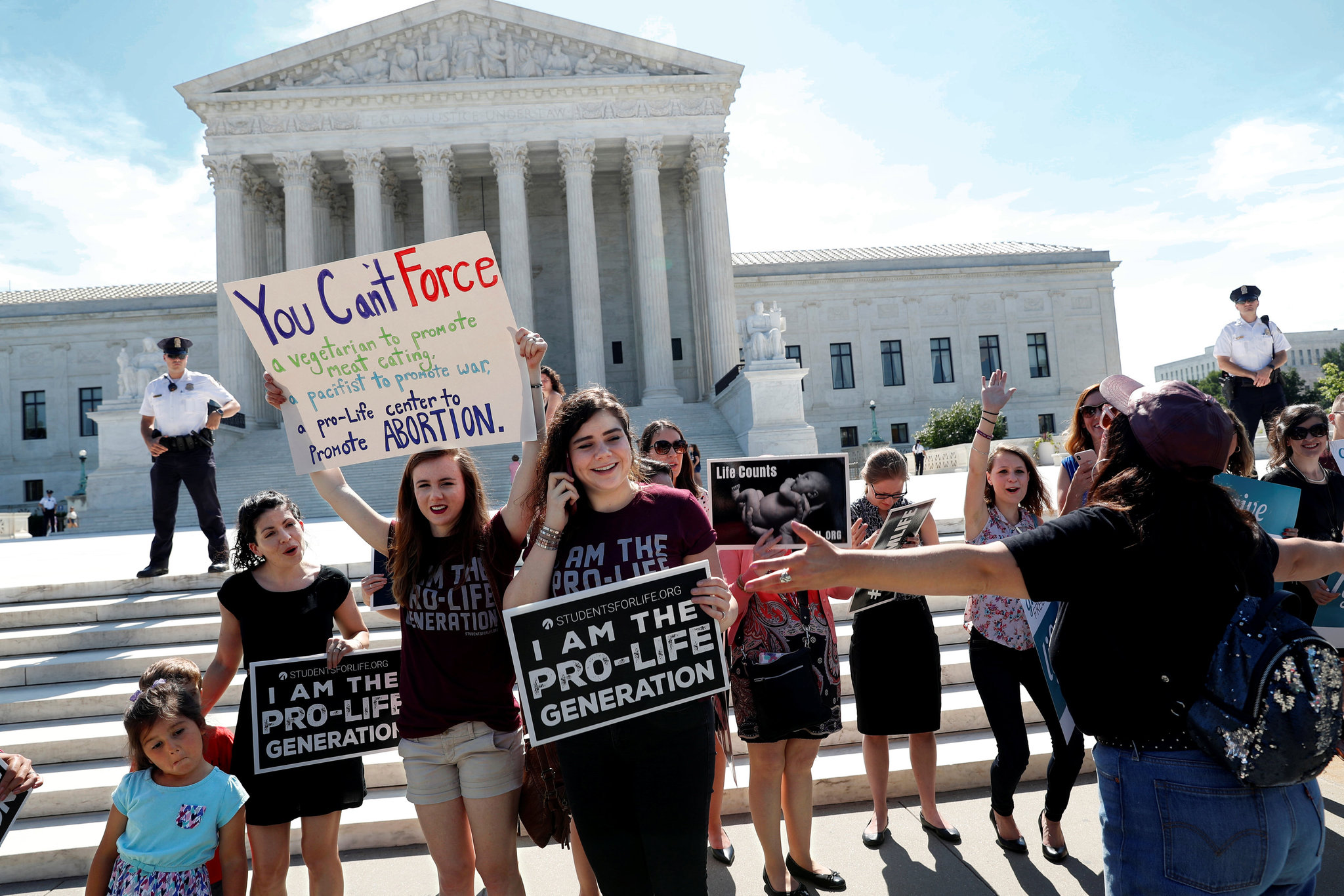 Scotus pro life protesters