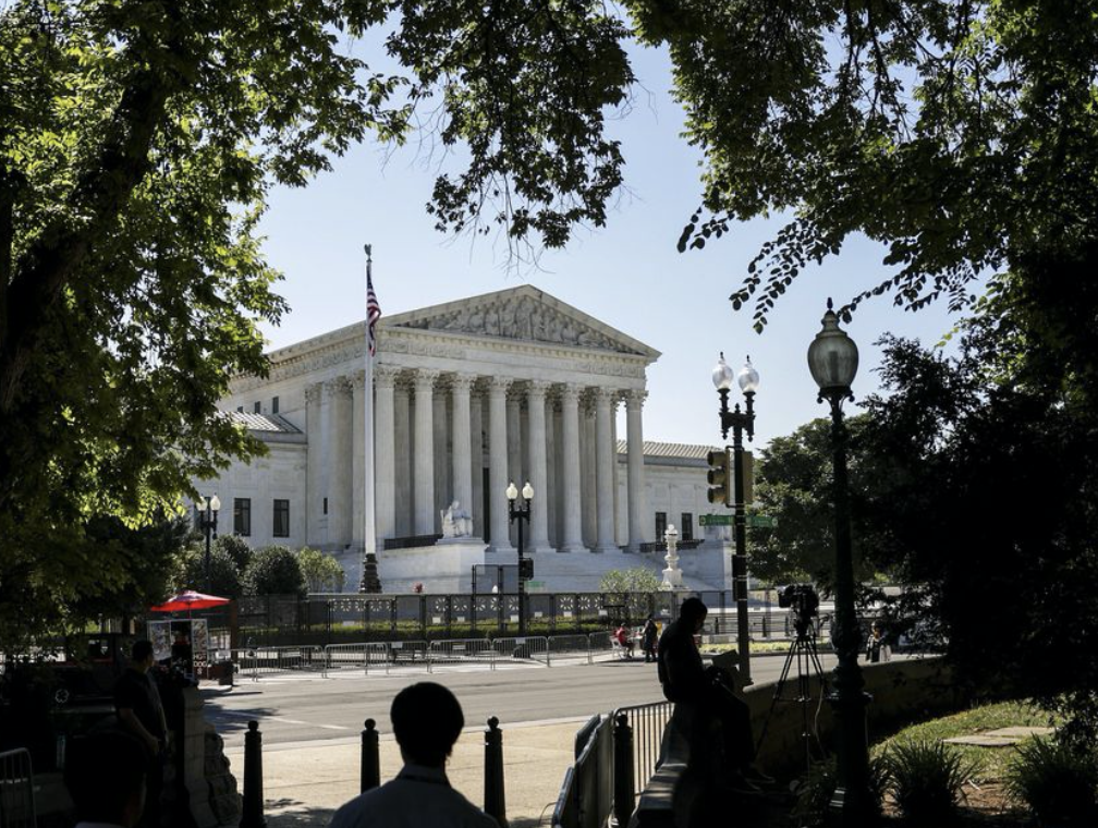 Scotus bldg through the trees