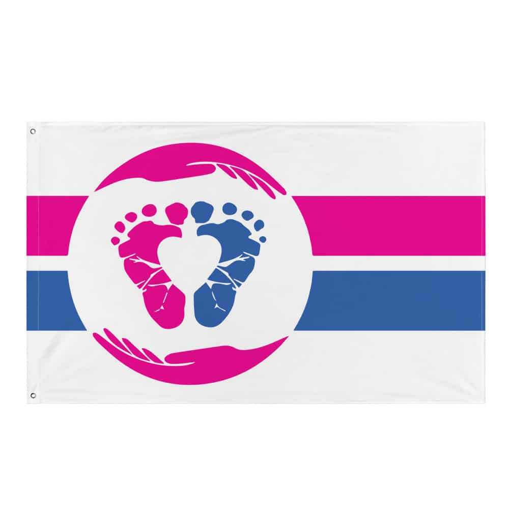 Pro life flag