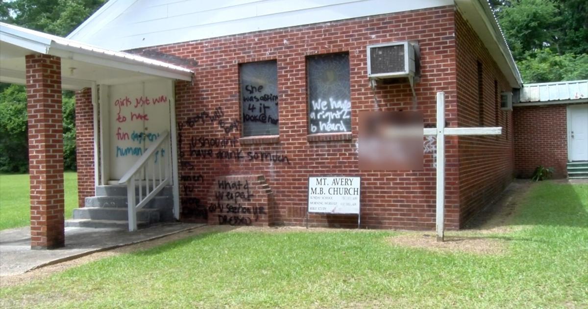 Mt. avery m.b. church vandalism