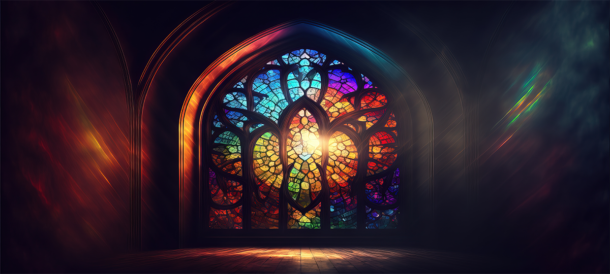 Stained glass horizontal