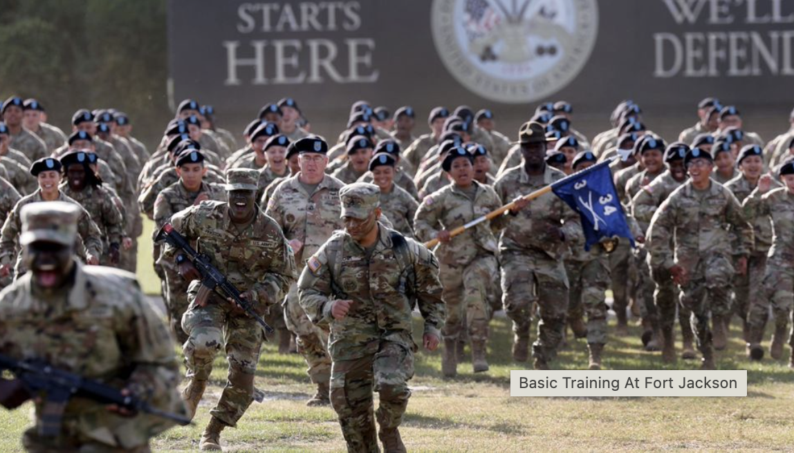 Army basic training at ft jackson