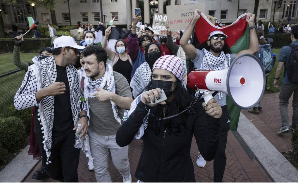 Pro palestinian protesters at us universities
