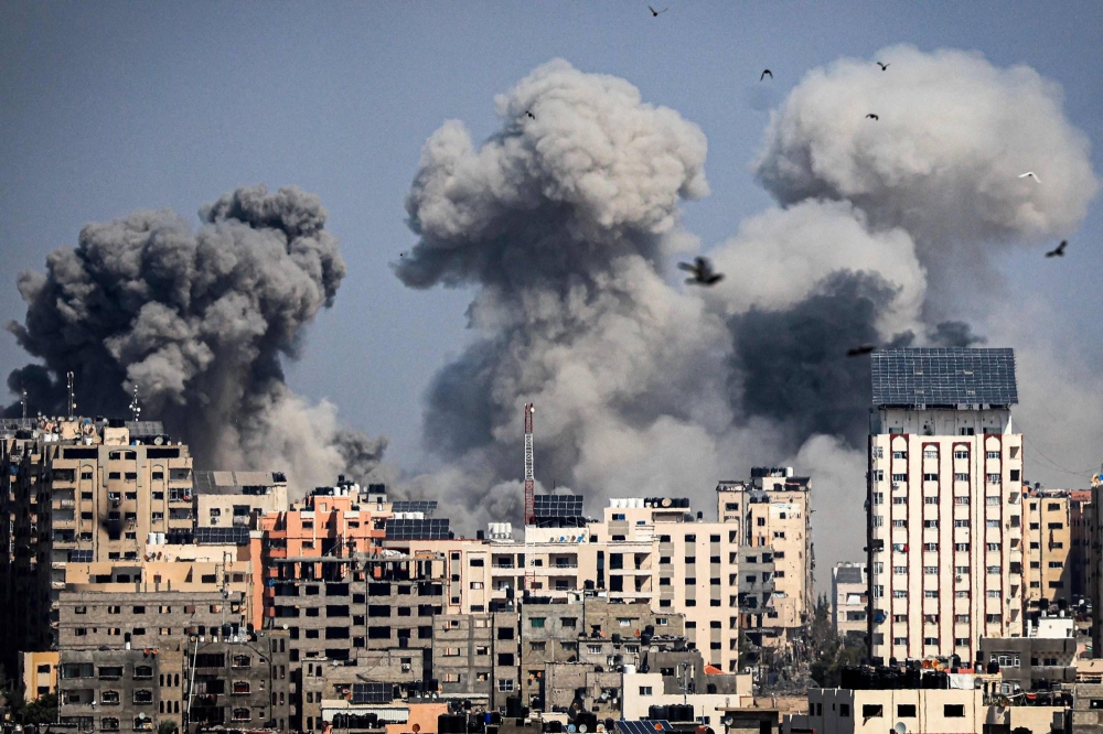 Smoke over israel