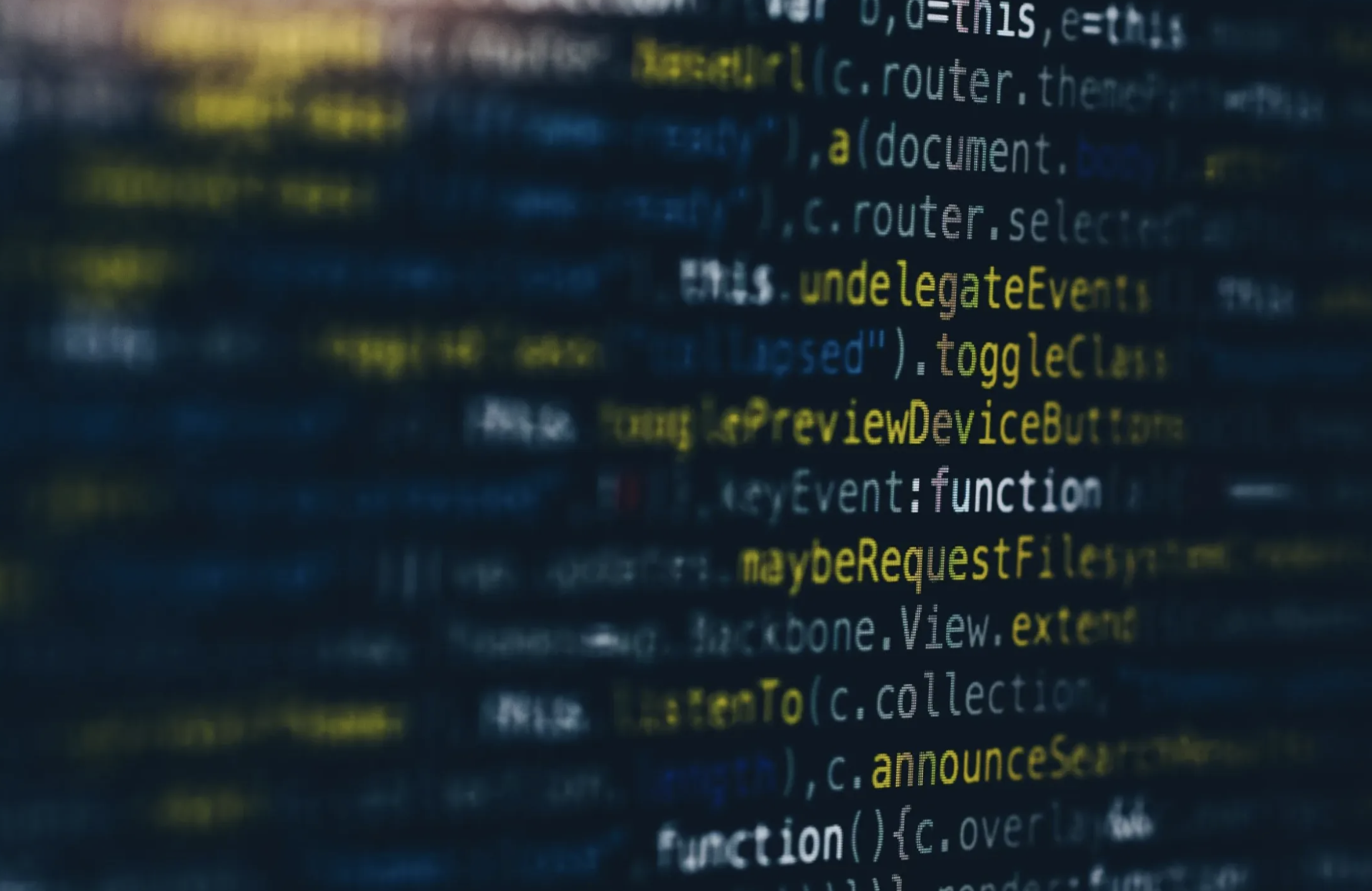 Computer code on a screen ai 1