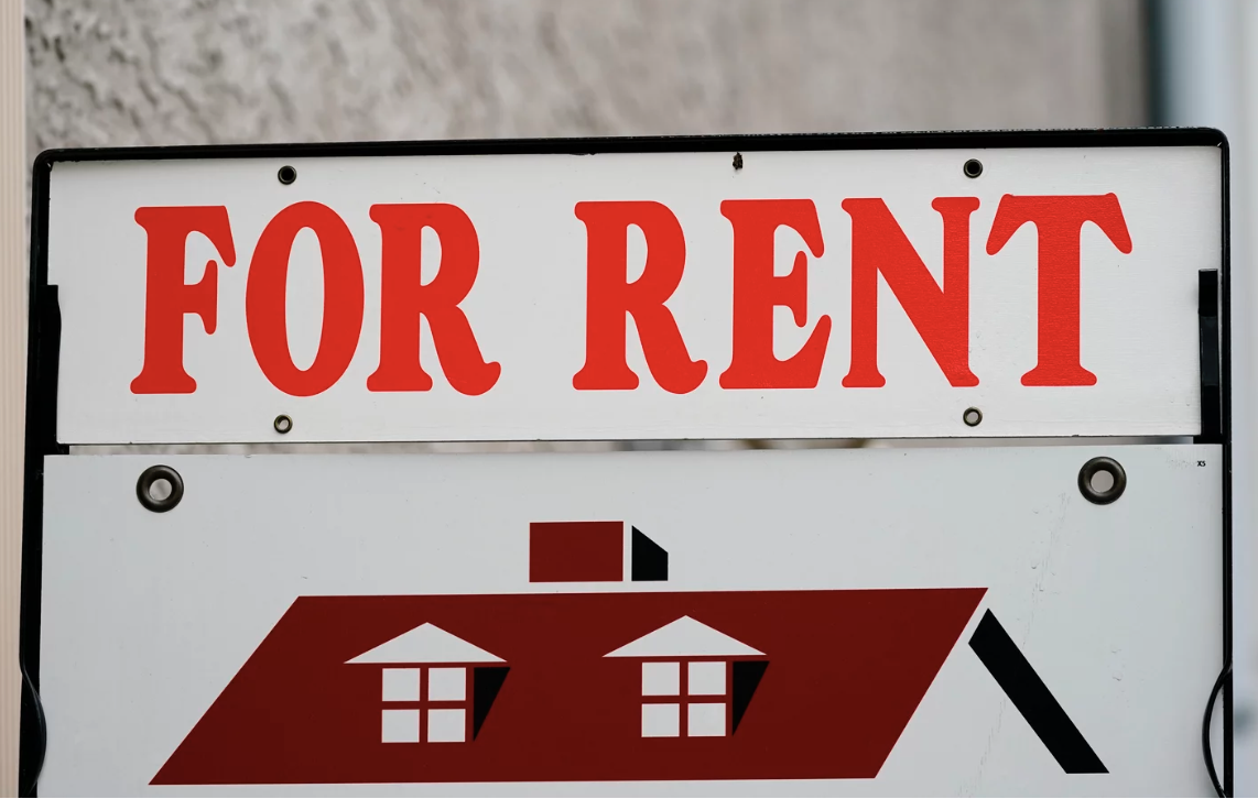 House for rent sign