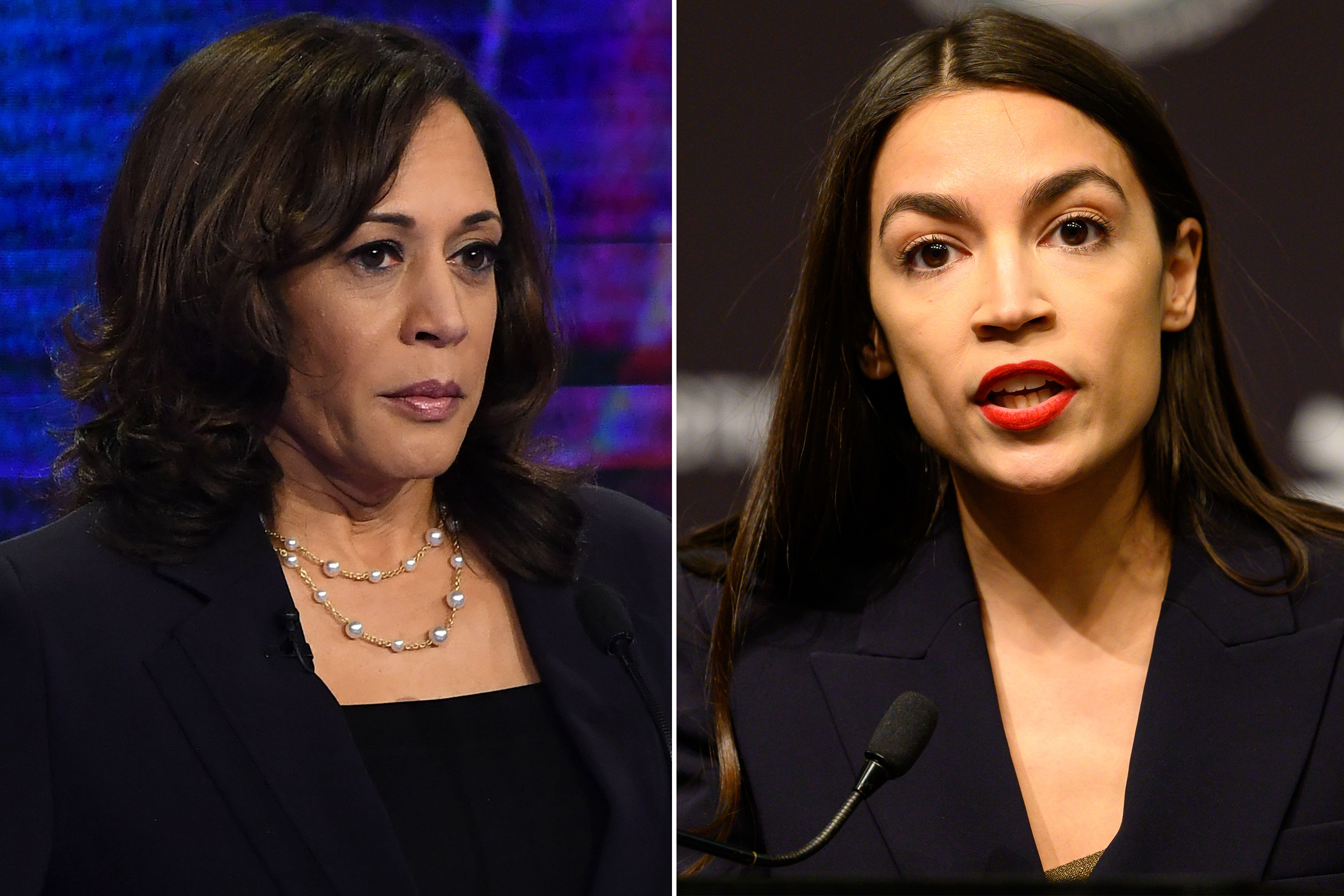 Kamala harris and aoc