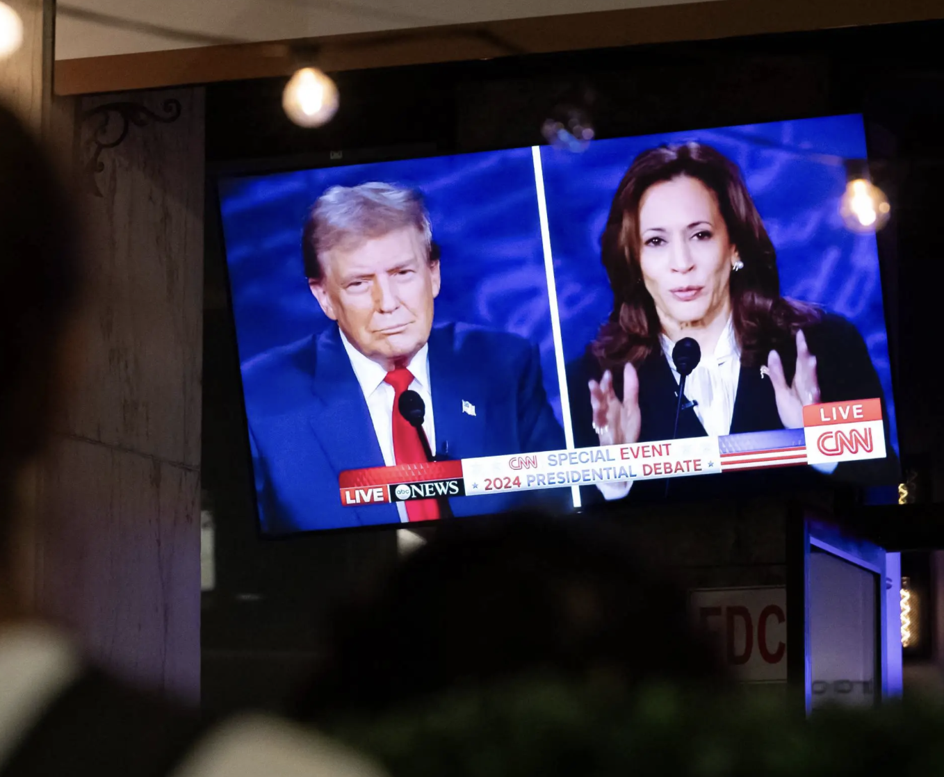 Presidential debate on tv