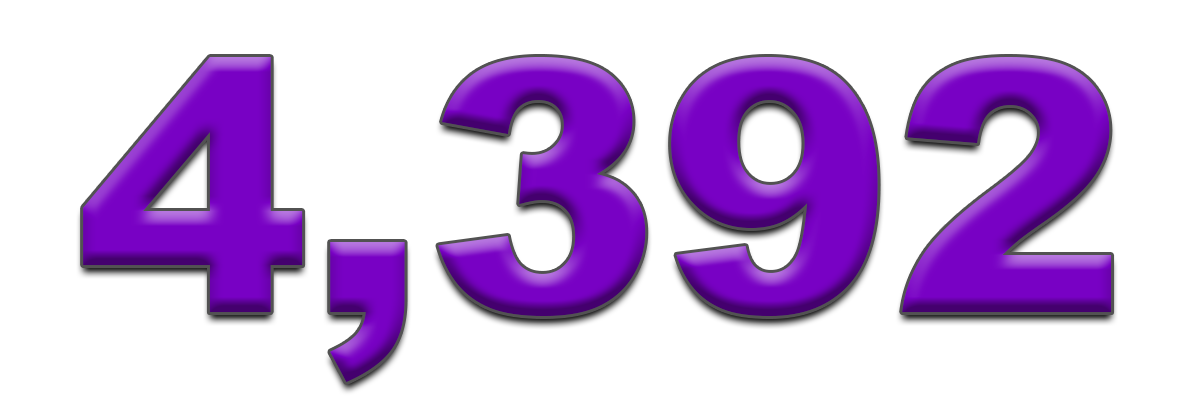 4392