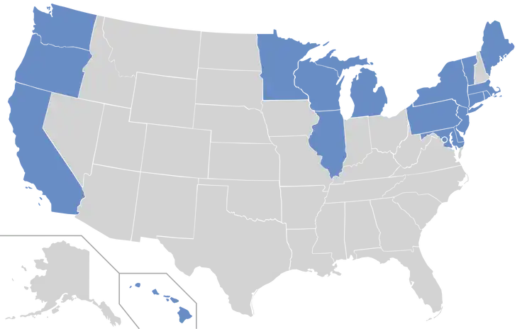 Blue wall states