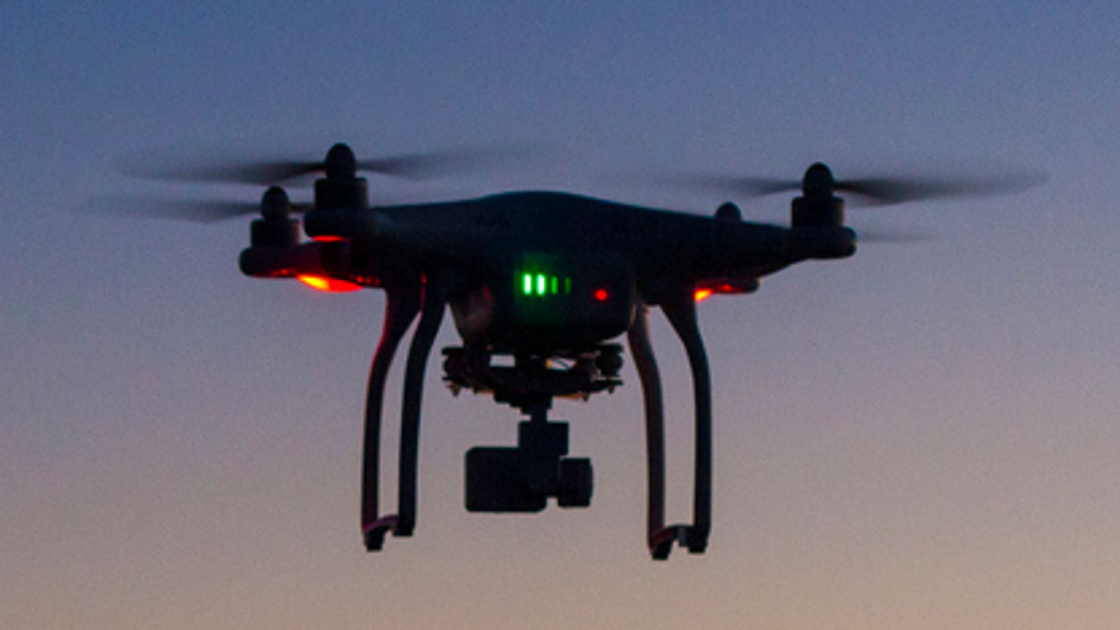 Drone in flight