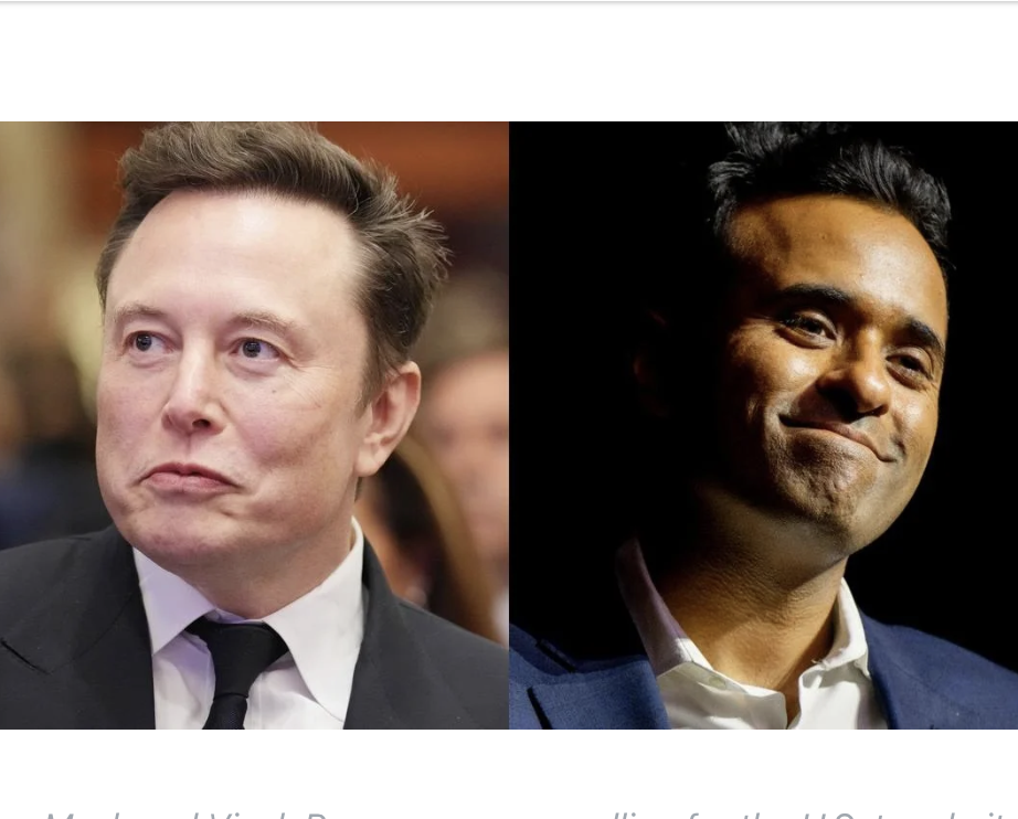Musk and ramaswamy side by side