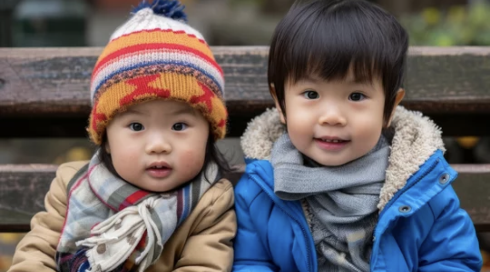 Two chinese children