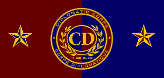 Diplomatic corps flag