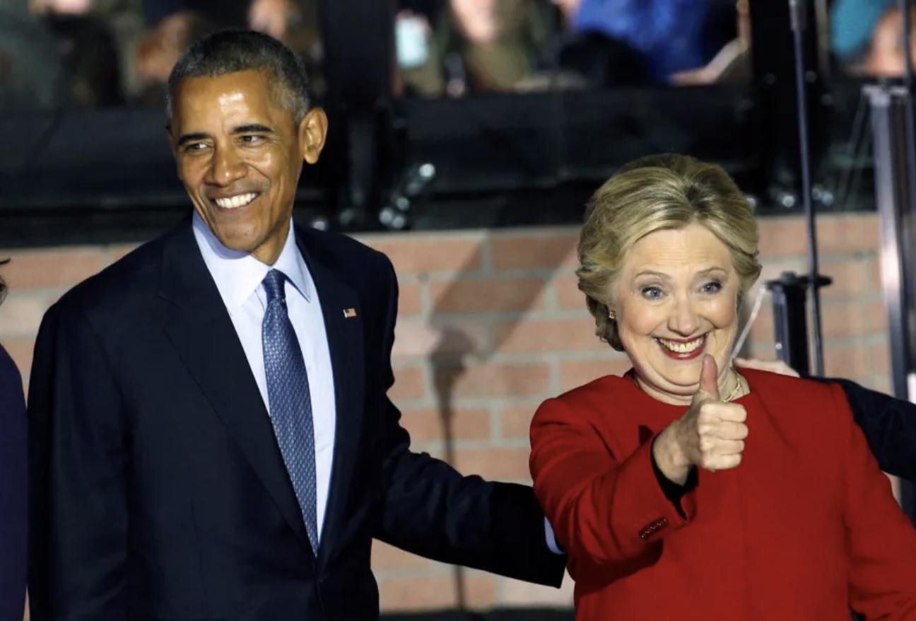 Obama and hillary clinton campaign