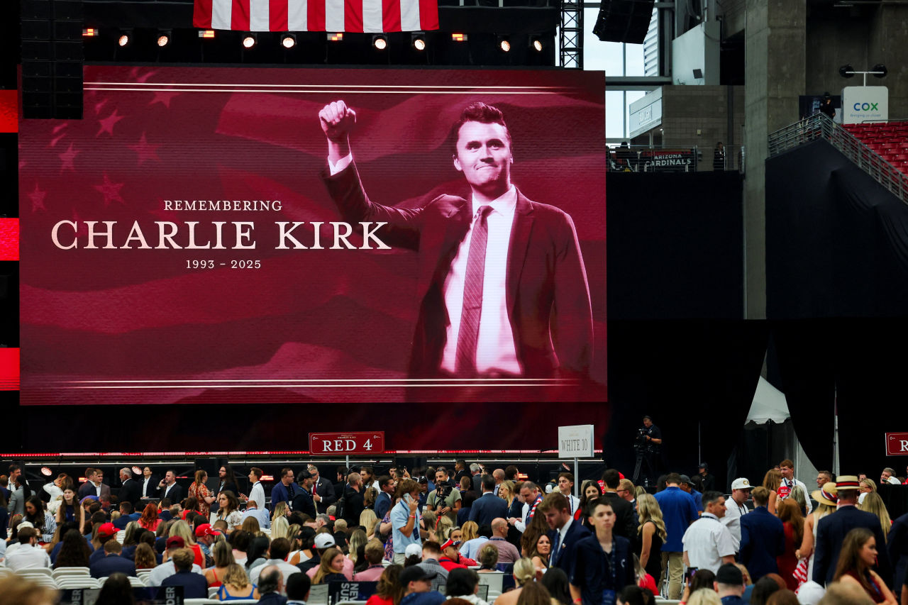 Charlie kirk memorial
