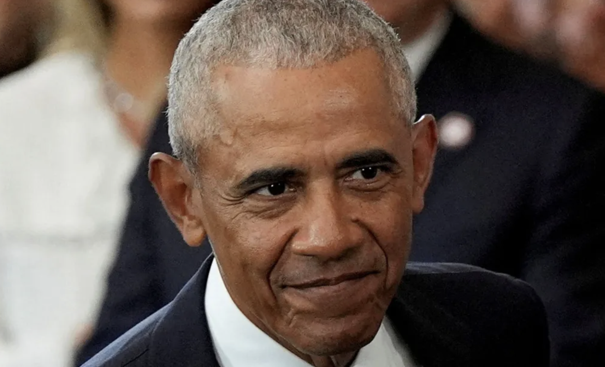 Obama smirks