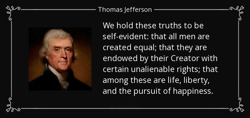 Thomas jefferson preamble