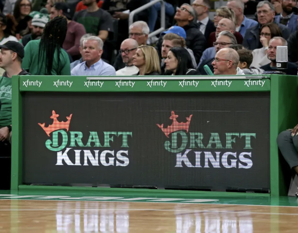 Draftkings ad during nba game