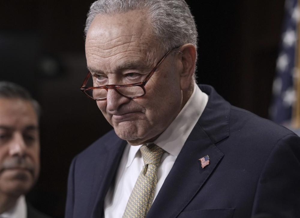 Sen schumer cringes