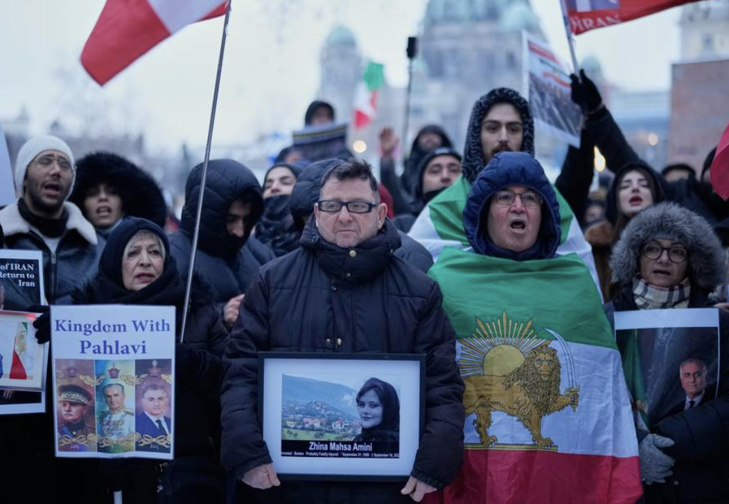 Protesters in iran