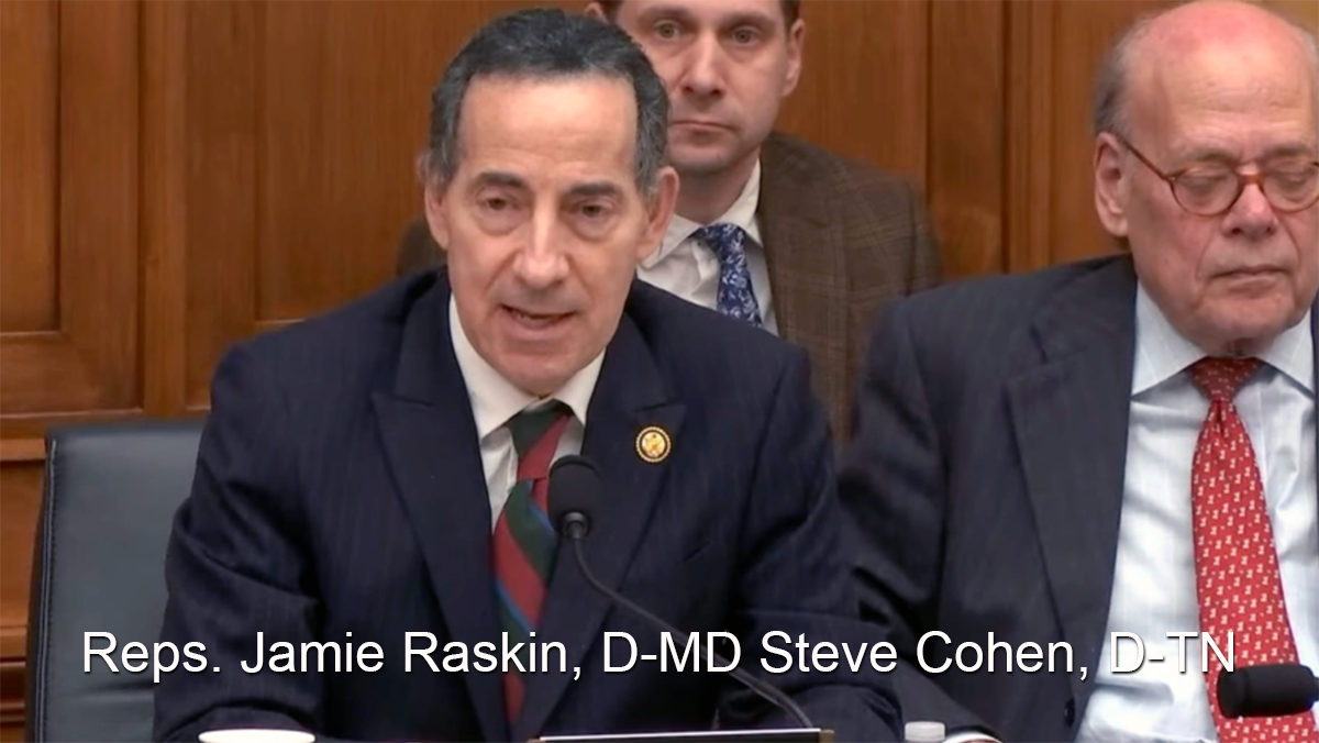 Reps. jamie raskin d md steve cohen d tn