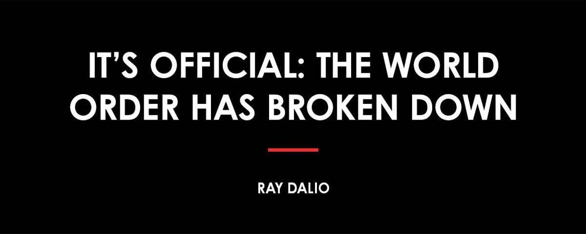 World order has broken down