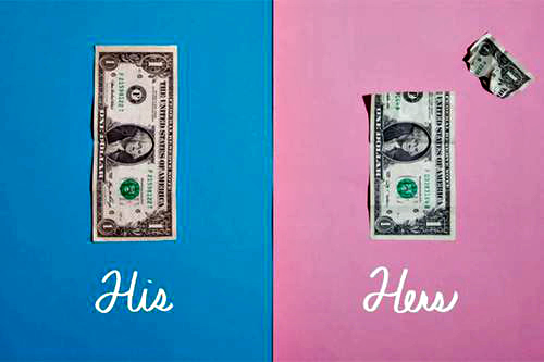 His hers wage equity