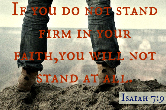 Standing firm