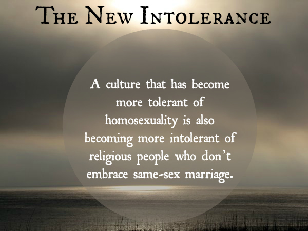 The new intolerance