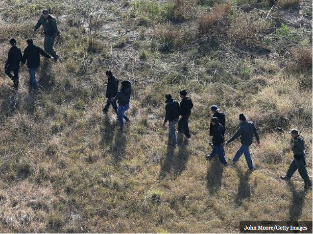Illegals Rushing Into US Before Trump Wall