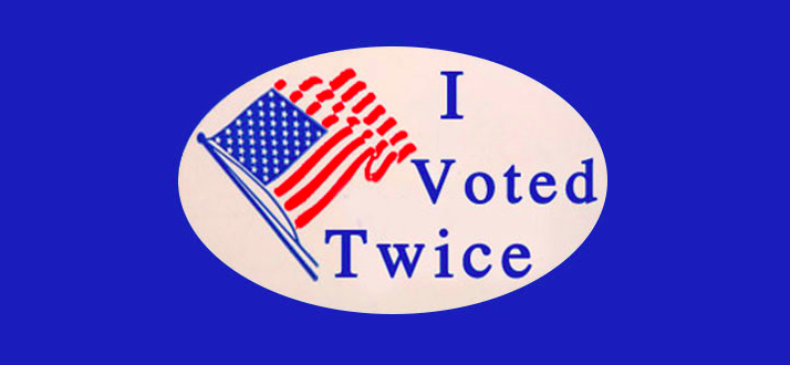 Voted twice