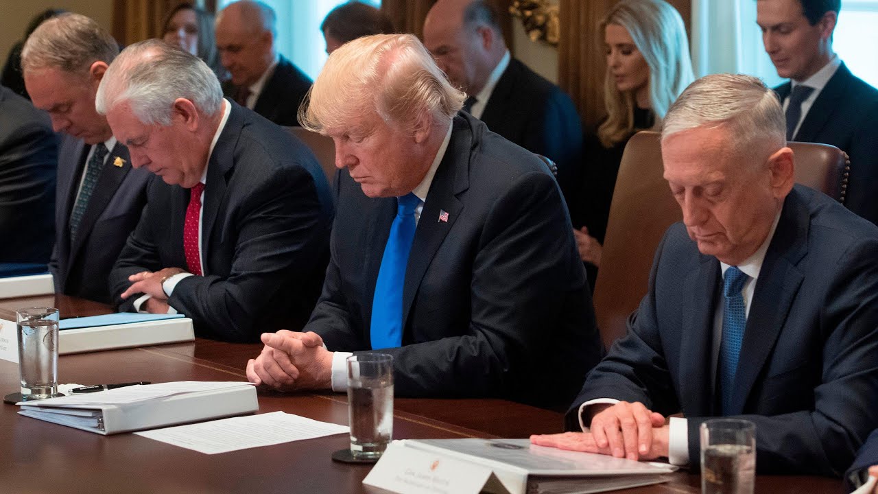 Cabinet prayer