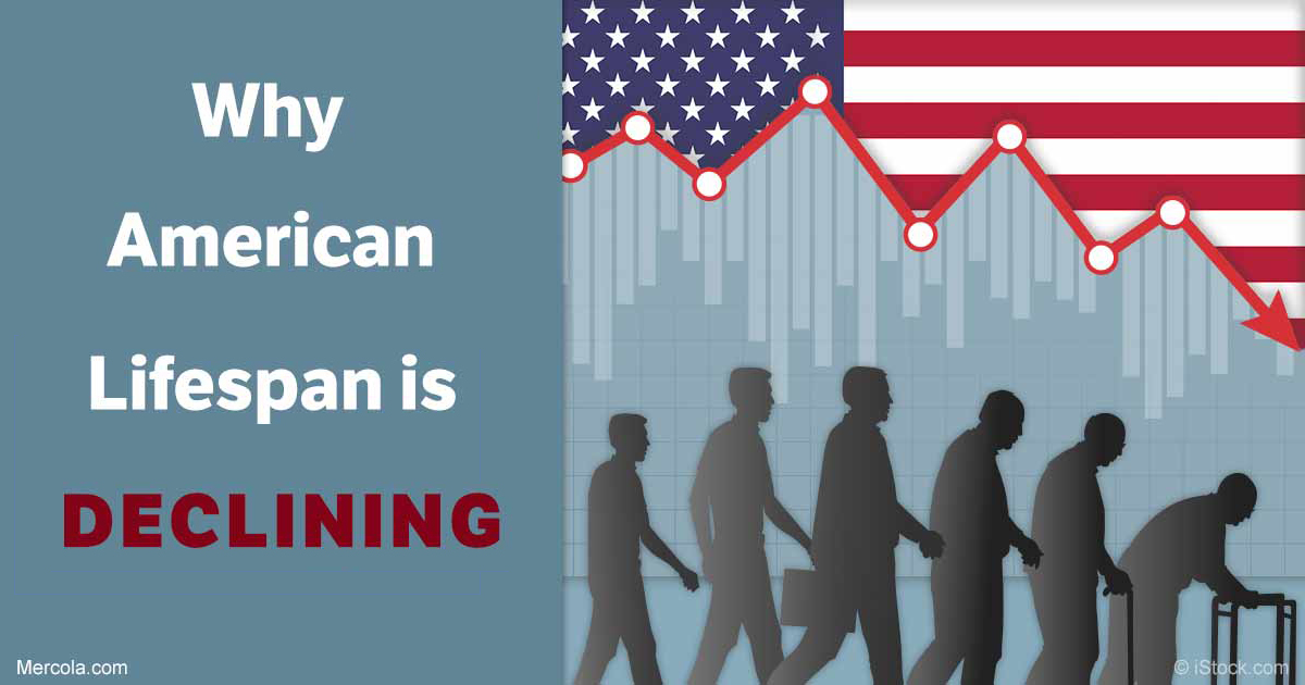 American lifespan declining