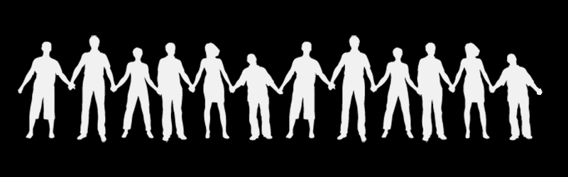 People holding hands