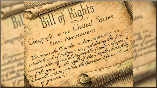 Bill of rights first amendment