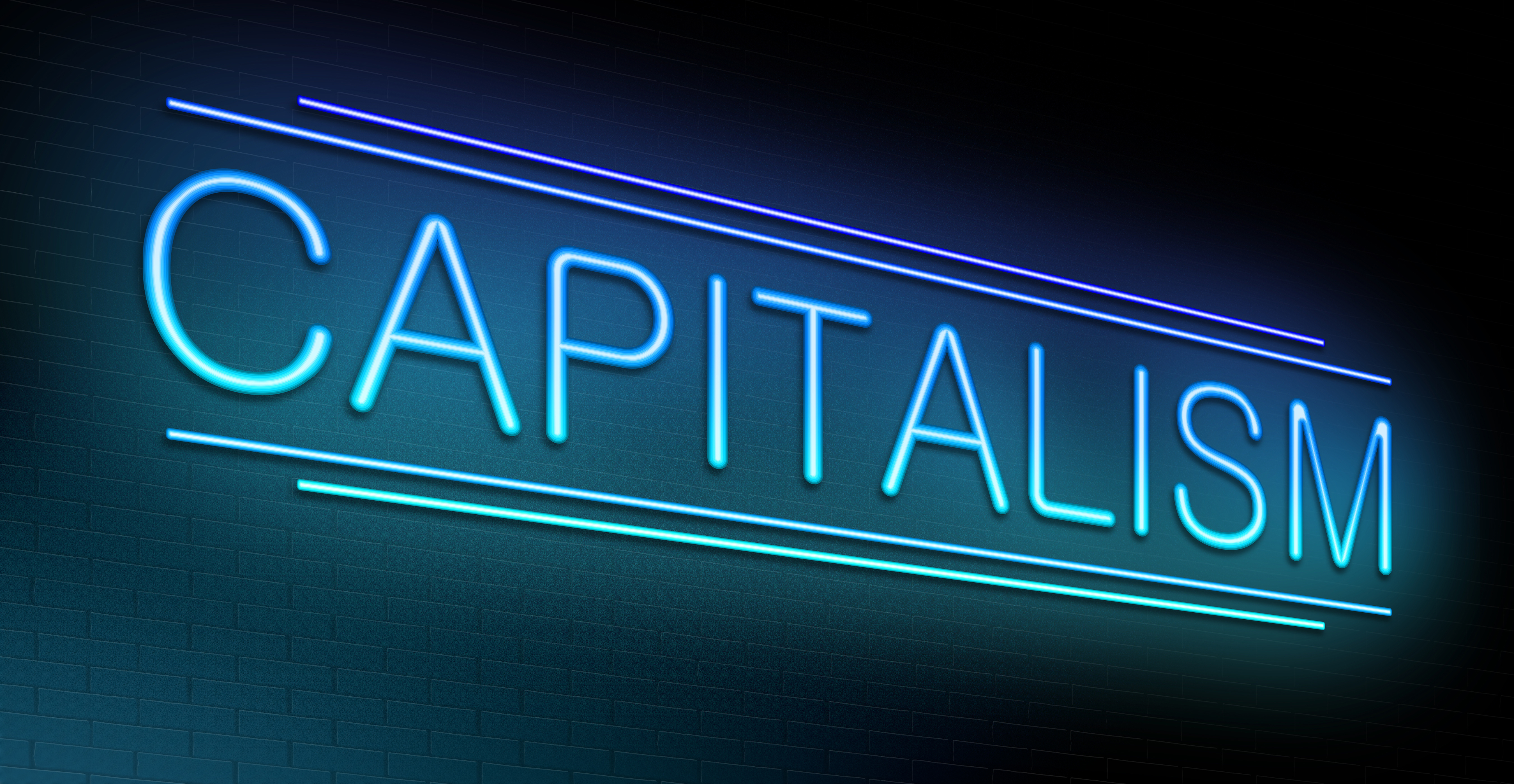 Capitalism neon