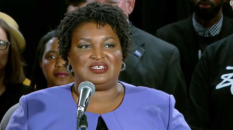 Stacey Abrams Actively Campaigns for VP