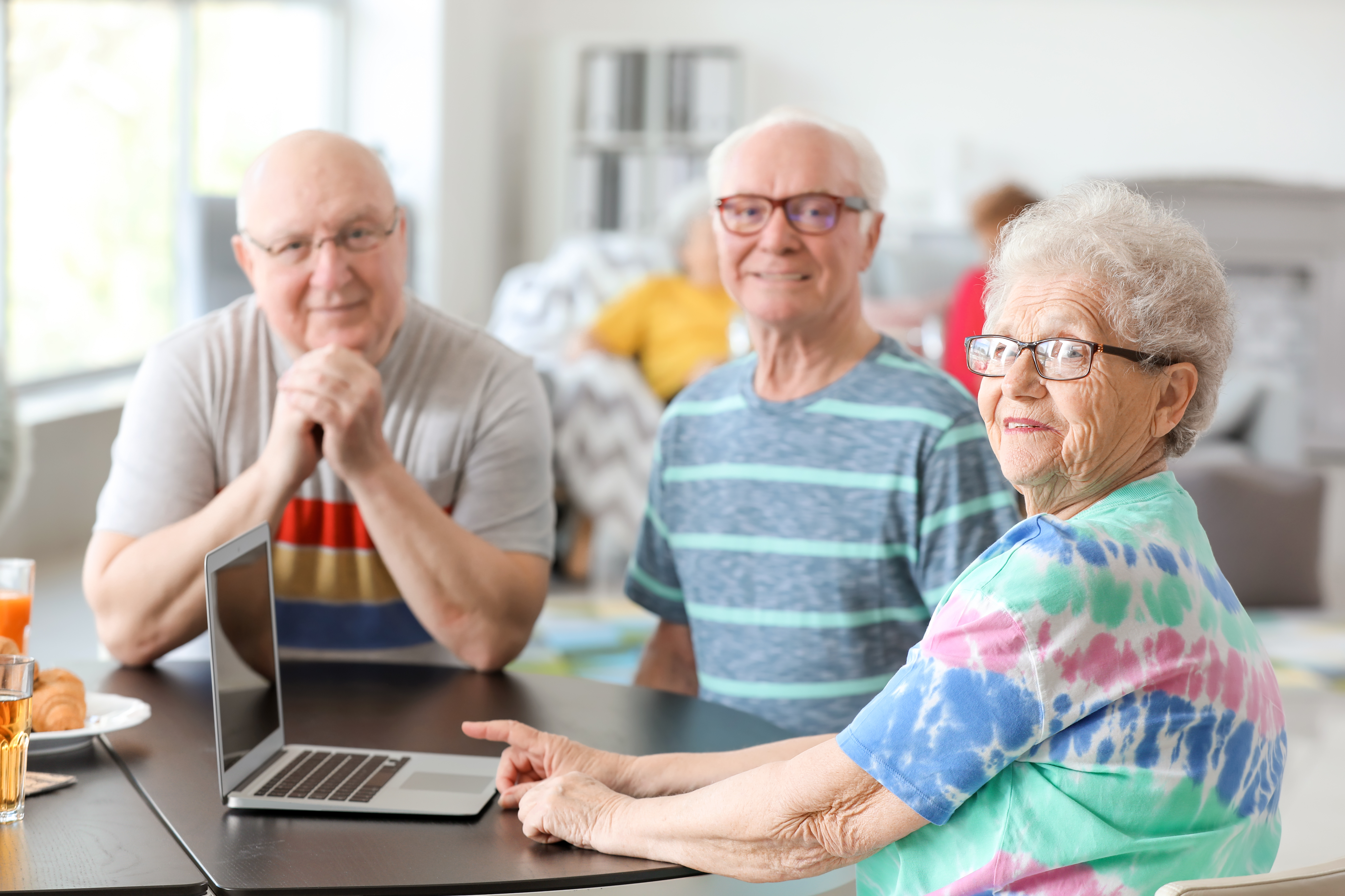 Seniors nursing home computer