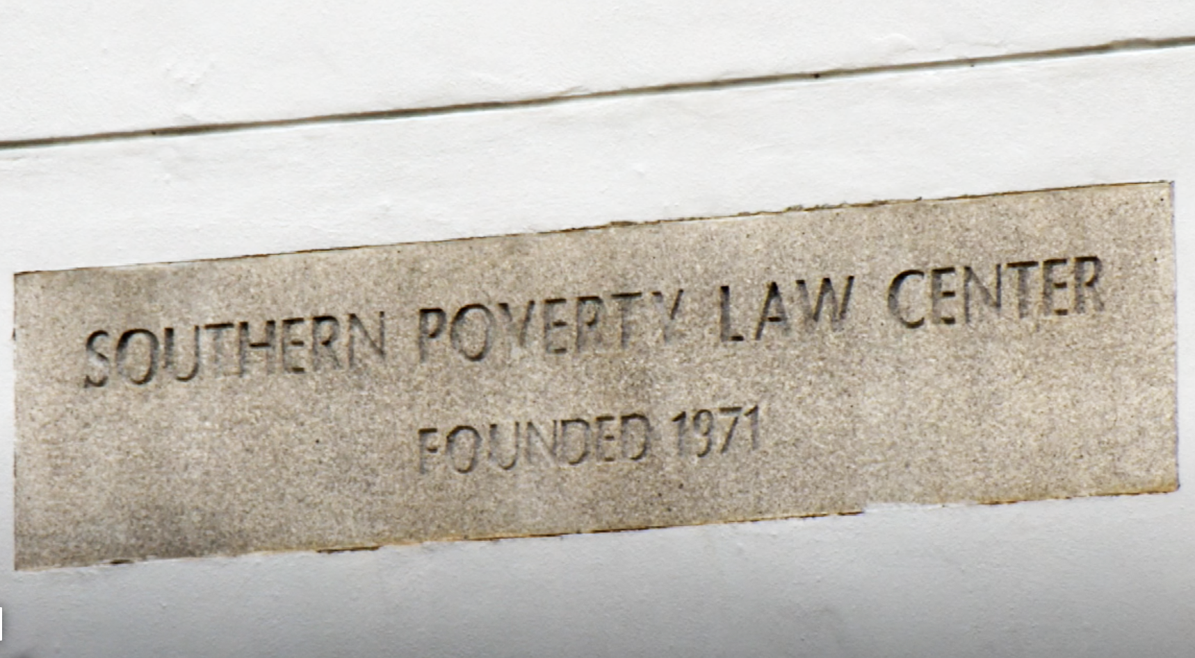 Souther poverty law center sign